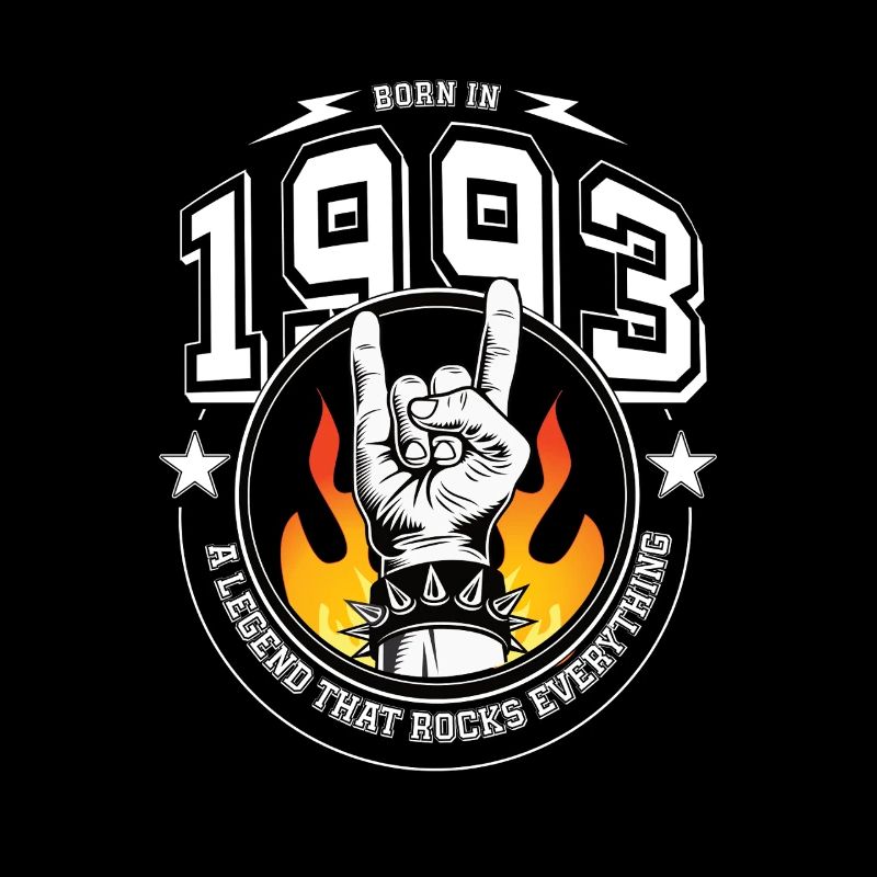 1993 Geburtstag, rockt alles