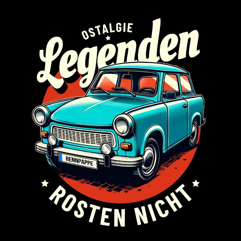 Ostalgie Legende Rennpappe  Trabi DDR Retro