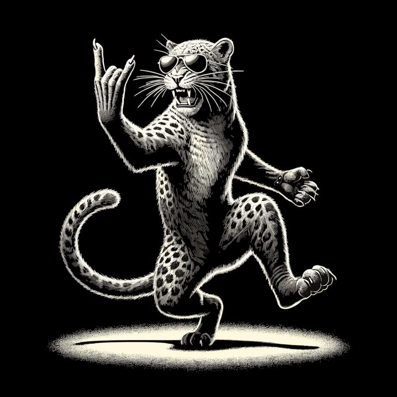 Rockiger Leopard – Wild & Laut