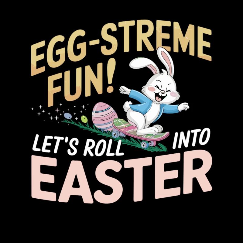 Skateboard Bunny – Cool Easter Design