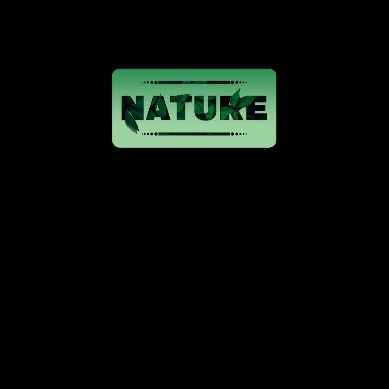 Nature Leaf Text