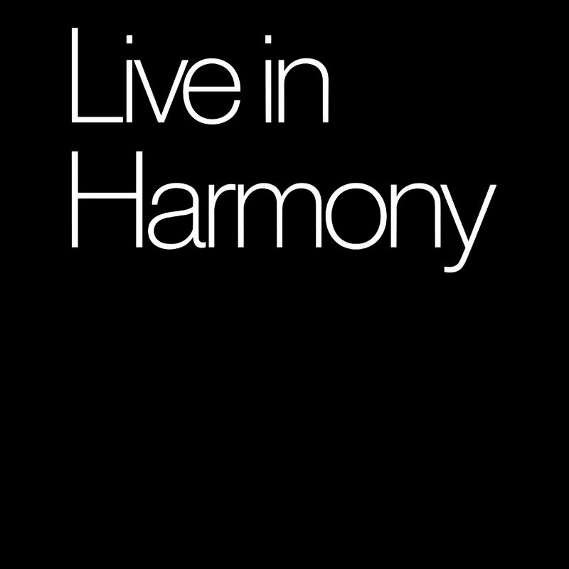 Inspiration Zitat: Lebe In Harmonie