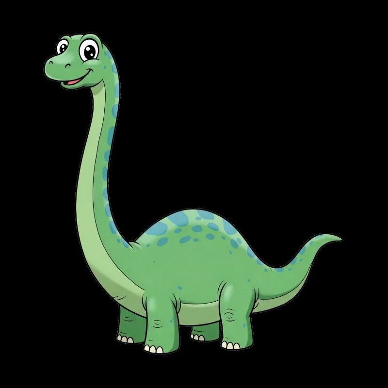 Dino Dessin Animé Diplodocus