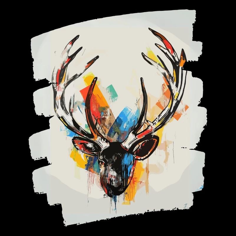 Cerf avec bois