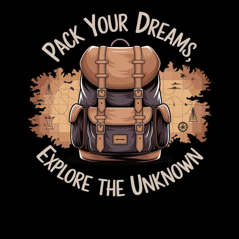 Entdecke das Unbekannte mit dem Rucksack