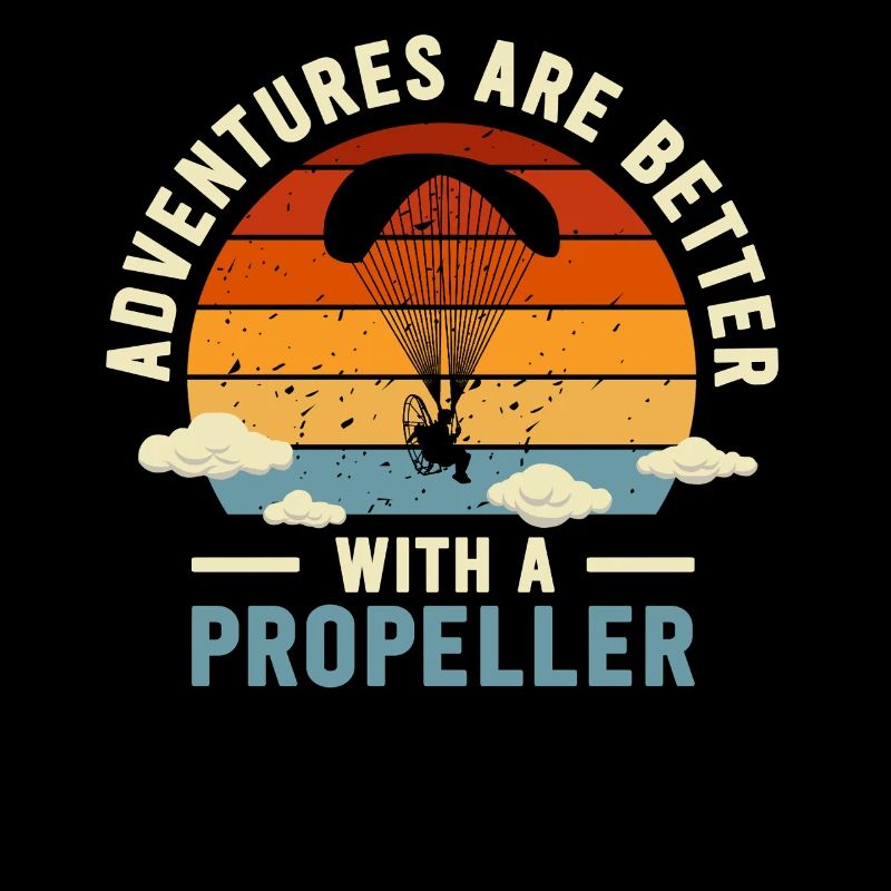 Abenteuer sind besser mit einem Propeller