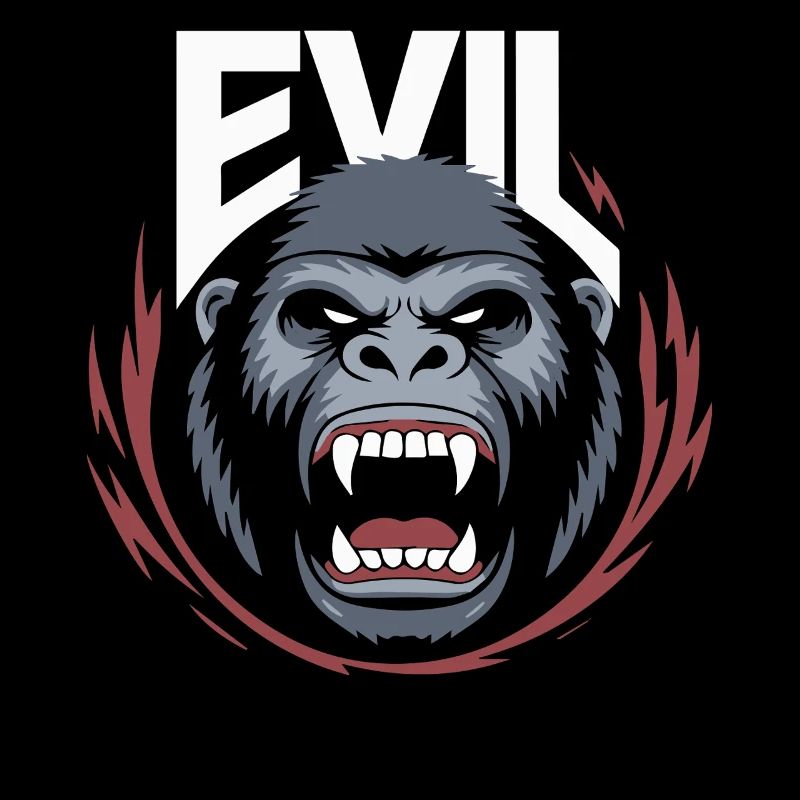 Evil Strong Gorilla Wild Animal Force Gym