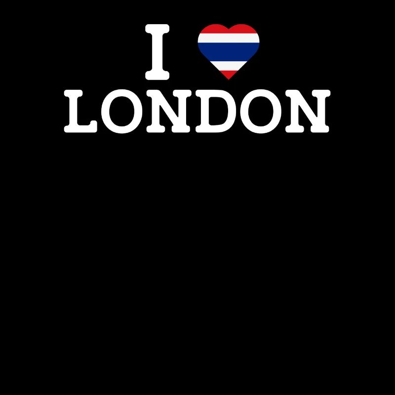 J’aime Londres Cool Wrong Flag Thailand Lover Pun