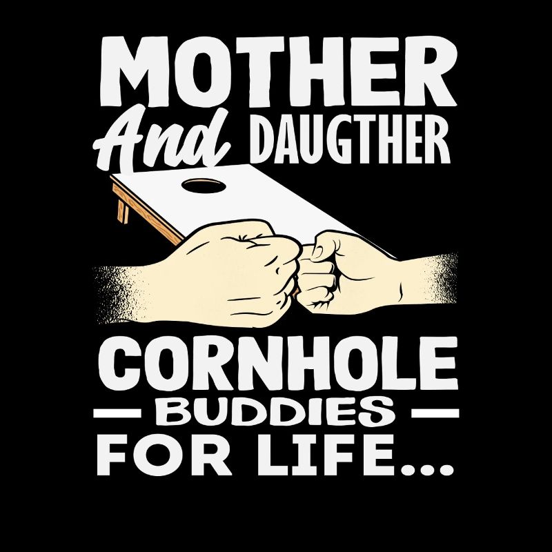 Cornhole Lover Mutter Tochter Team Freunde