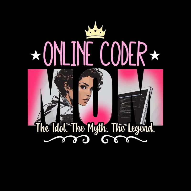 Codeur en ligne Maman L’idole Le mythe Développeur Web