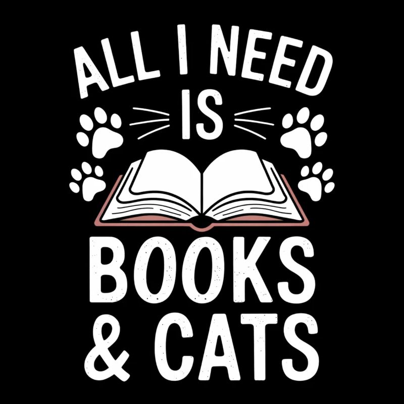 Lecture de livre chat design chaton disant