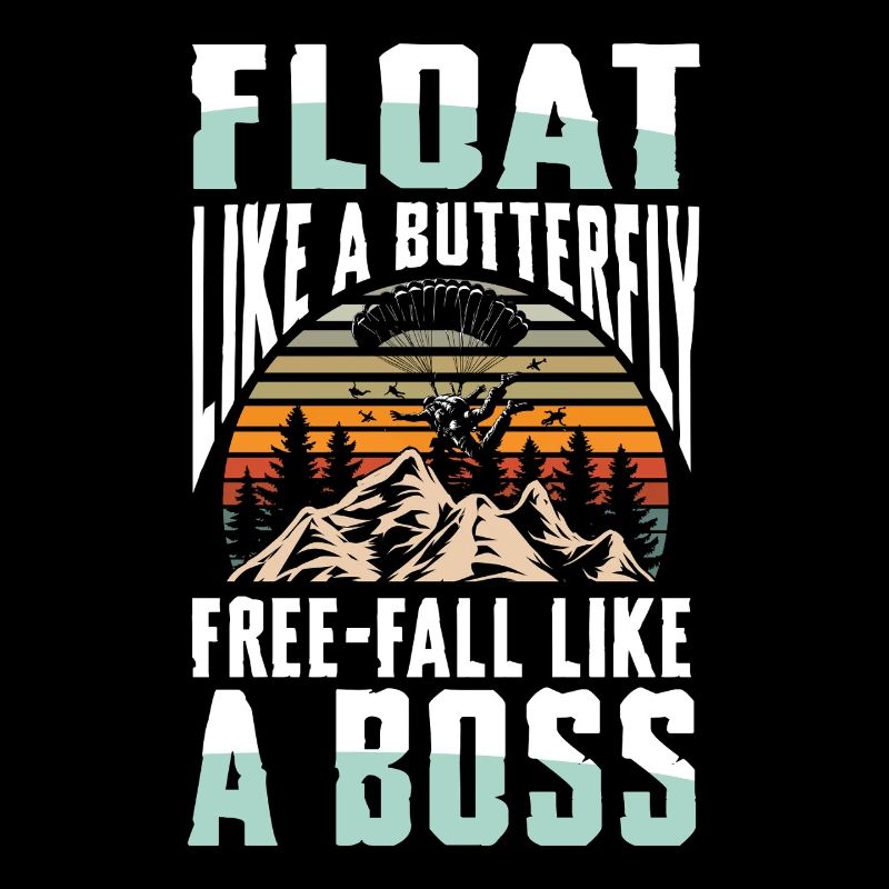 Float like a butterfly, free fall like