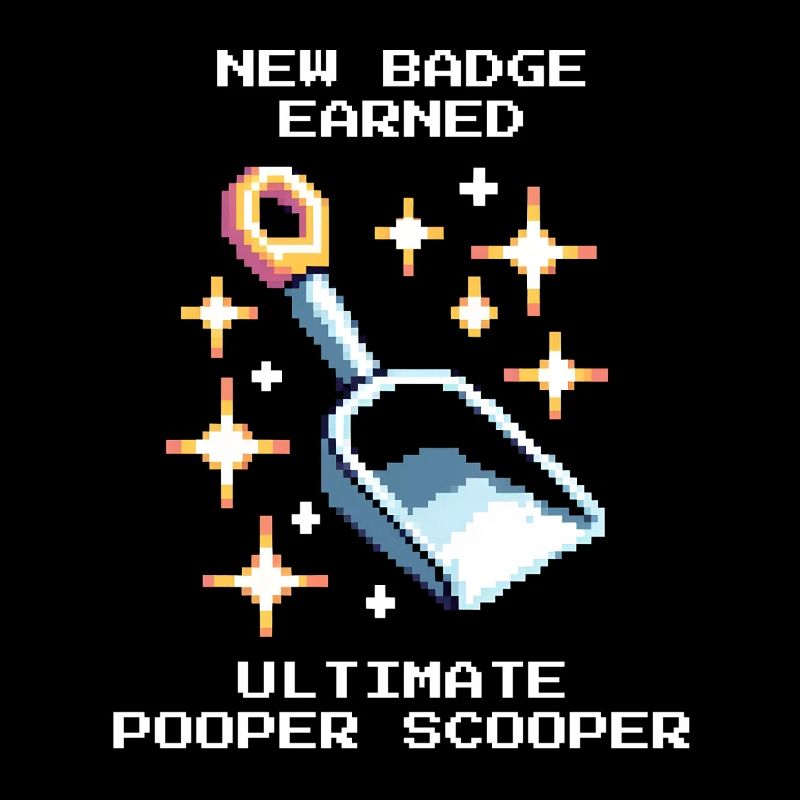 Pooper-Scooper Abzeichen | Tierheim Alltag Gassi