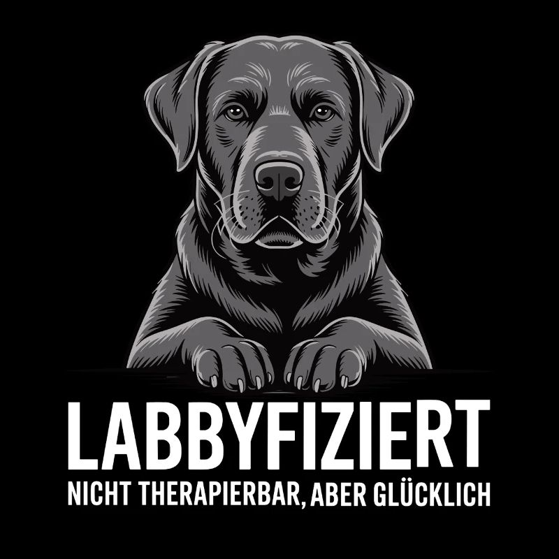 Labbyfiziert black Labrador