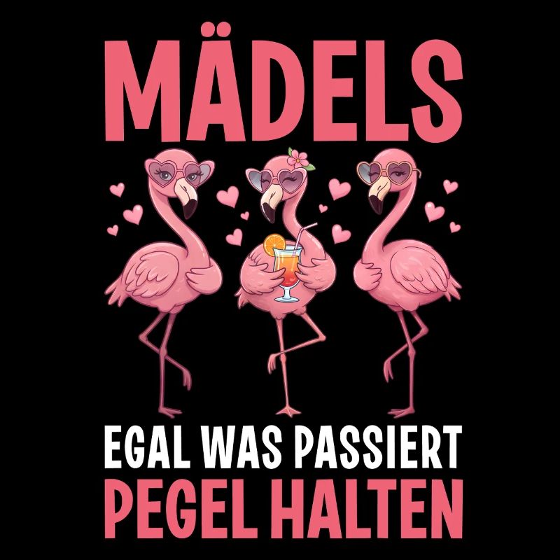Mädels Egal Was Passiert Pegel Halten mit