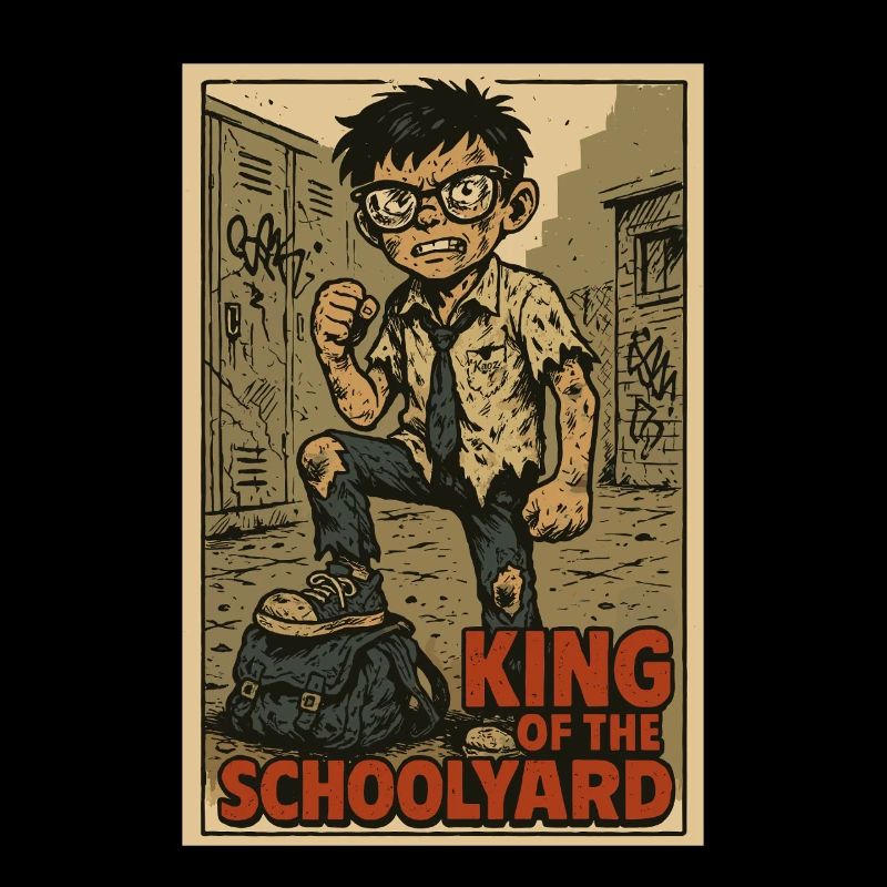 Elève modèle et roi de la cour d’école