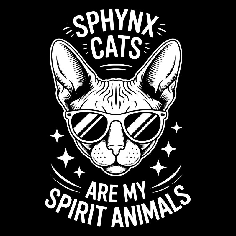 Chat Sphynx Disant Drôle Chat Sphynx Cadeau