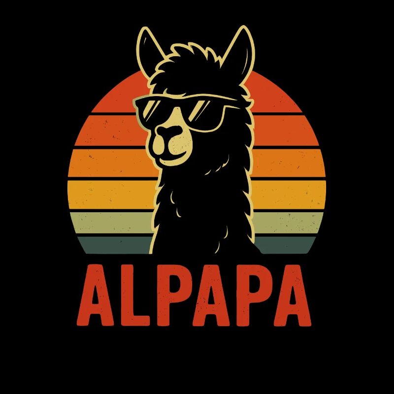 Drôle de papa alpaga