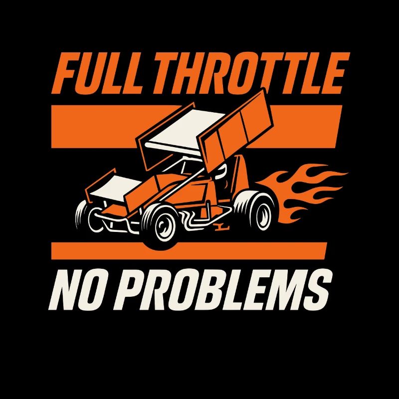 Sprint Car Racing Dirt Track Speed Oval Race