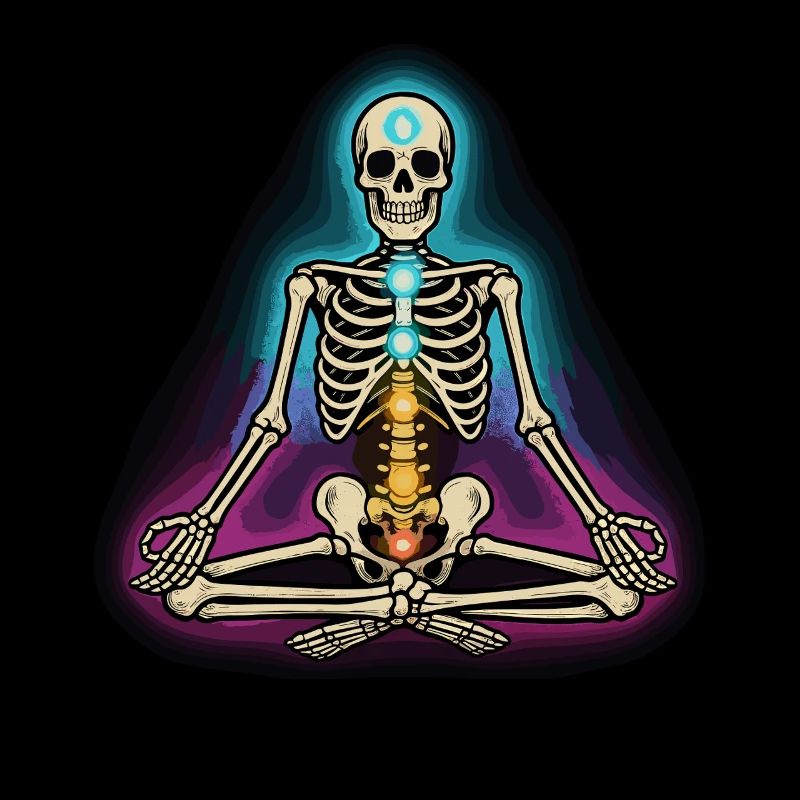 Skeleton Yoga - Chakra Pose