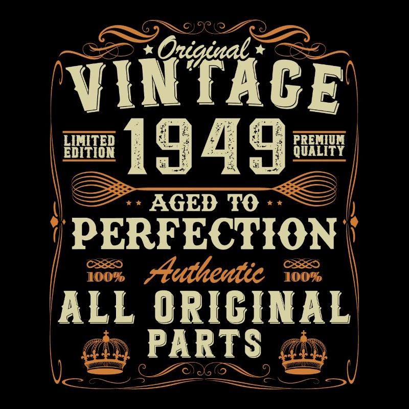 1949 Vintage Cadeau Anniversaire