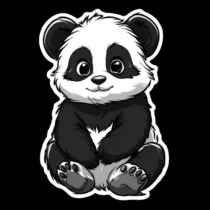 Ours panda mignon