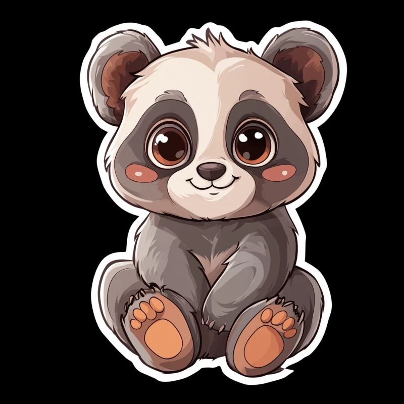 Ours panda mignon