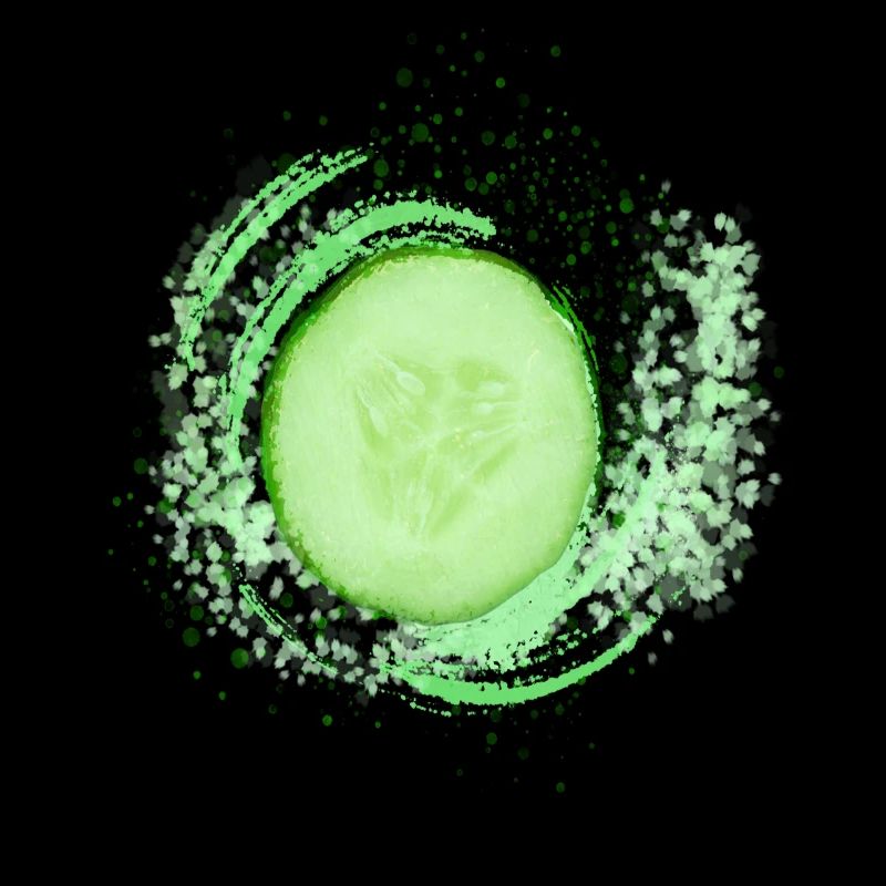 Éclaboussures de concombre – L’art moderne rencontre le design alimentaire