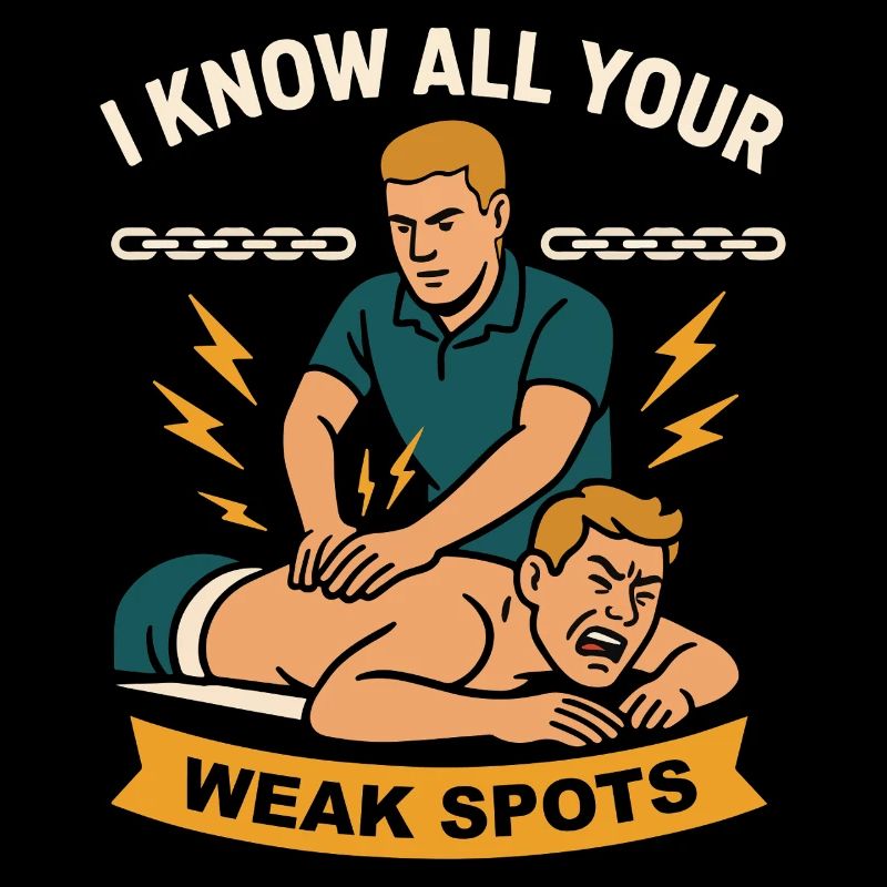 Physiotherapists know all their weak points