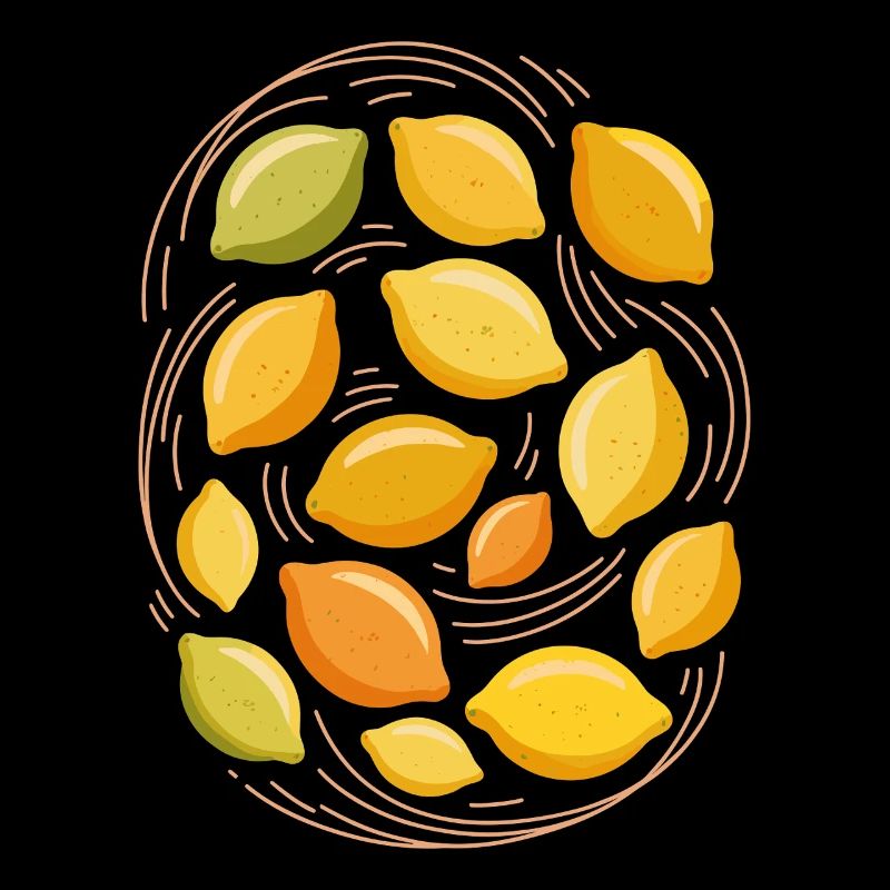 Fresh citrus illustration