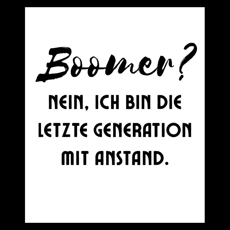 Generation mit Stil Spruch