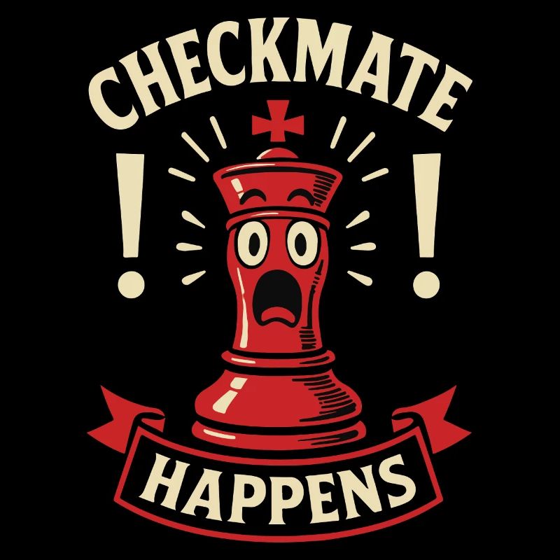 Checkmate Happens Chess Player Board Game