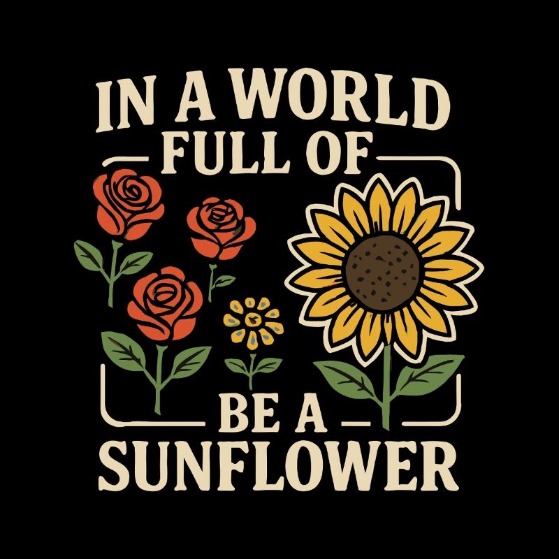 Sei die Sonnenblume – Sei du selbst