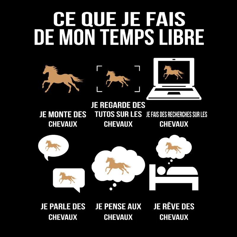 Ce que je fais de mon temps libre T-shirt drôle