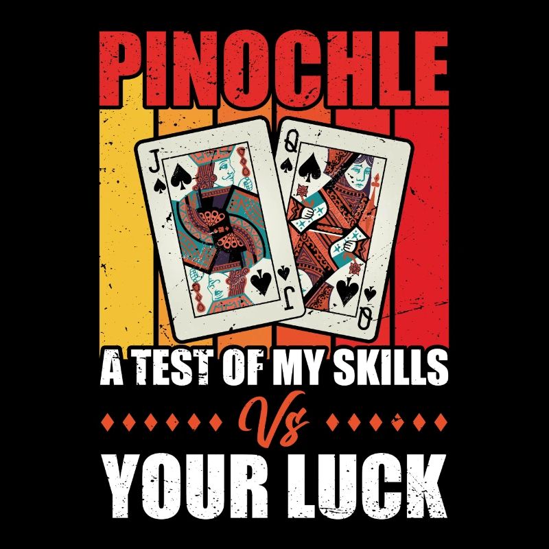Funny Pinochle Card Player Gift
