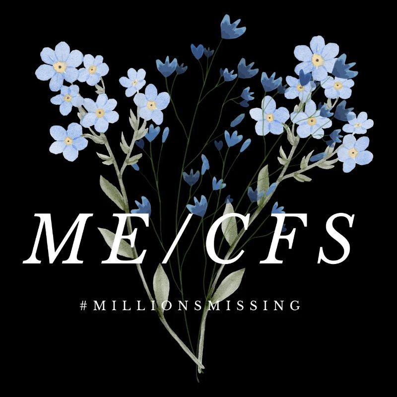 ME/CFS Flowers white