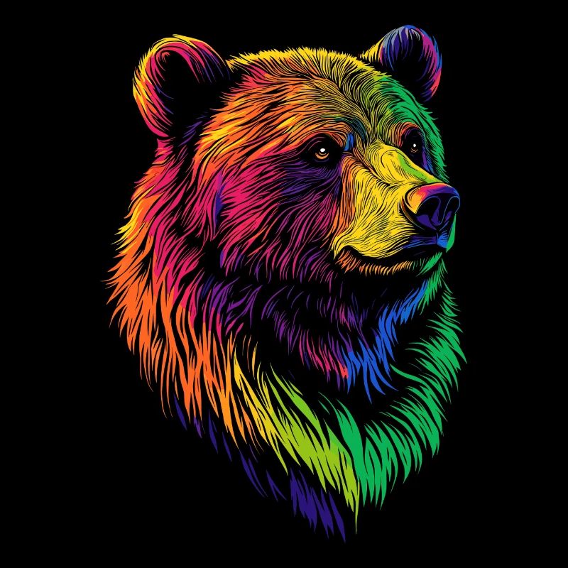 Brown Bear, Grizzly Bear, Bear Brothers, Forest, Wild Bears