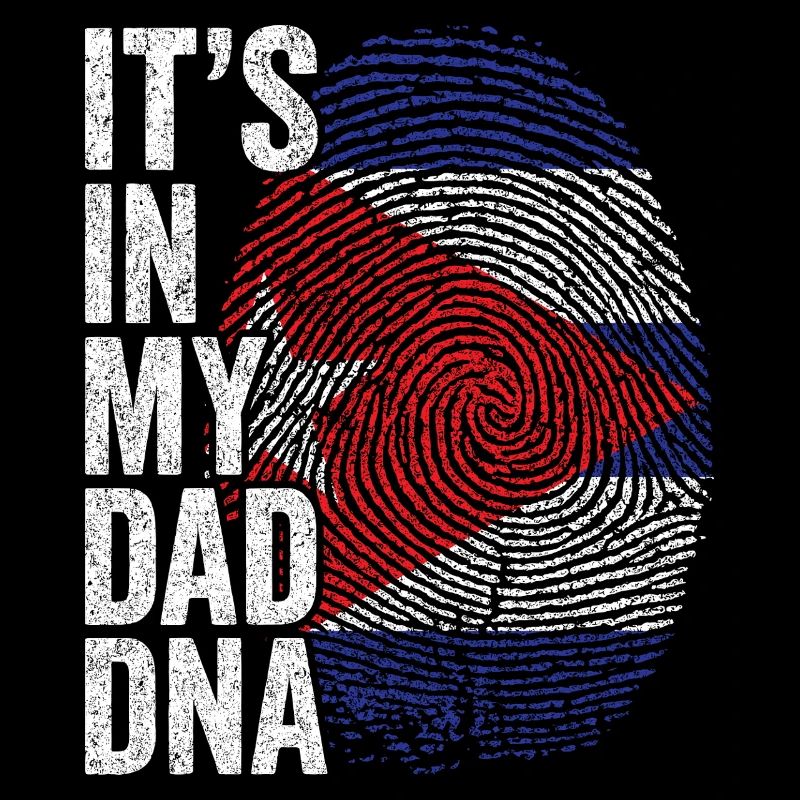 Cuba Flag Cuban Dad Footprint