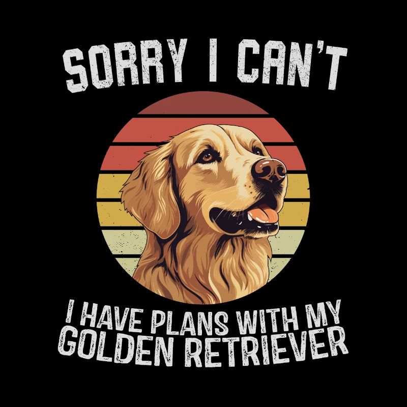 Golden Retriever Apology Tee Design
