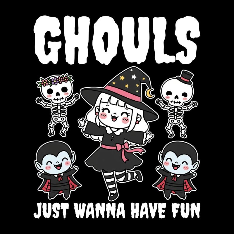 LES GOULES VEULENT JUSTE S’AMUSER - SORCIÈRE HALLOWEEN