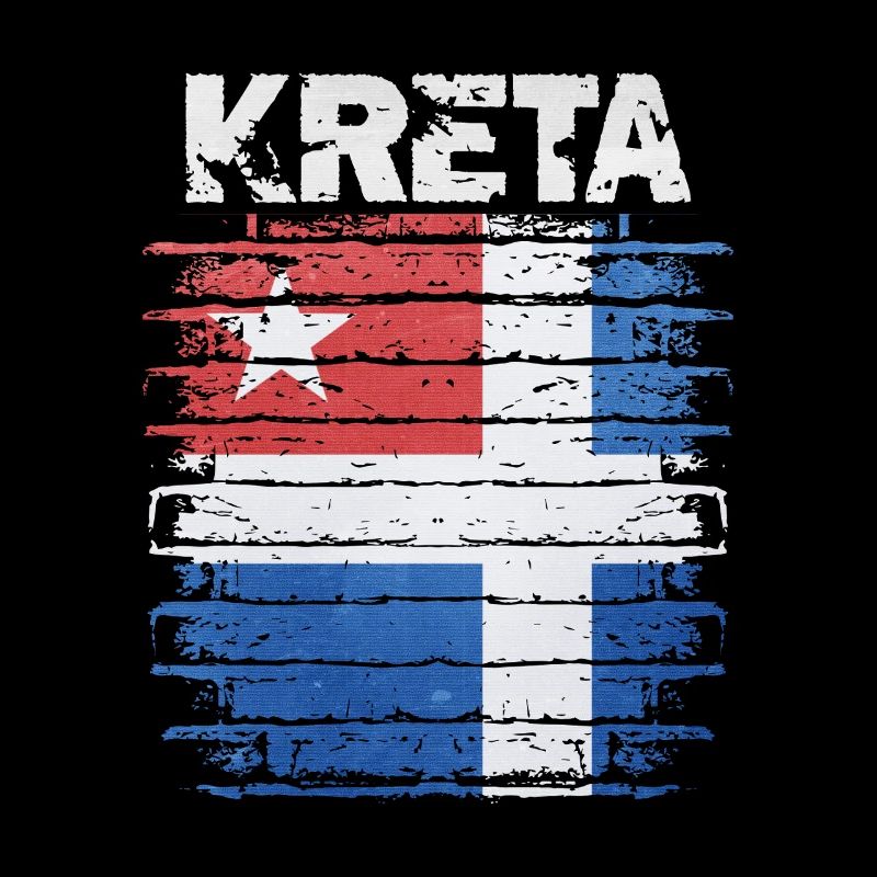 Drapeau de la Crète Impression d’art