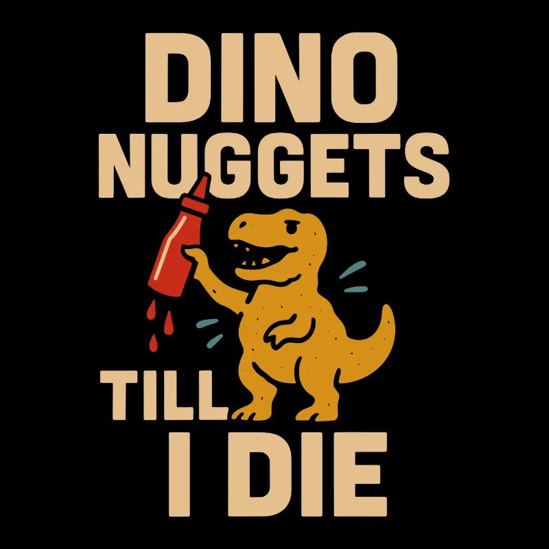 Dino Nuggets Nostalgia Funny Snack Dinosaur
