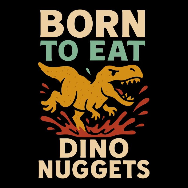 Dino Nuggets Nostalgie Drôle Snack Dinosaure
