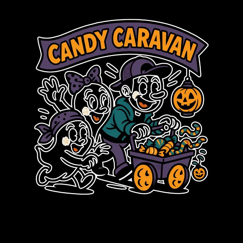 Candy Caraval Halloween design