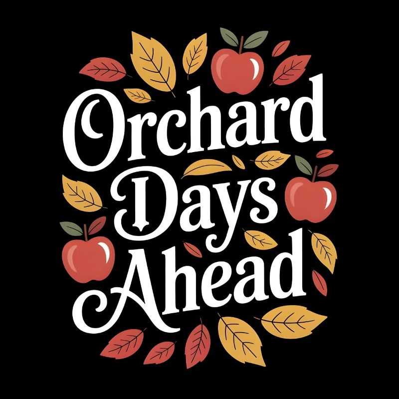 Orchard Days Ahead Fall Autumn Apple Picking