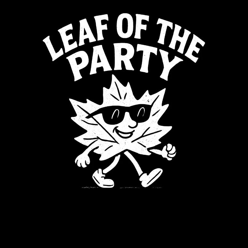 Blatt der Party Happy Fall Ernte Herbstblatt