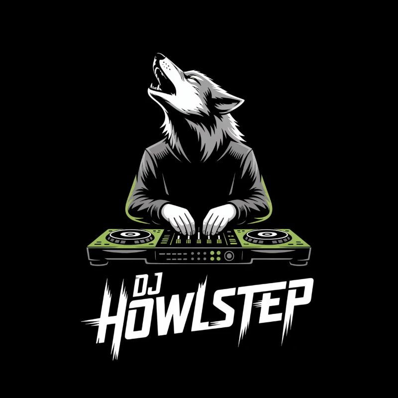 DJ Howlstep Wolf DJ Au mixeur EDM