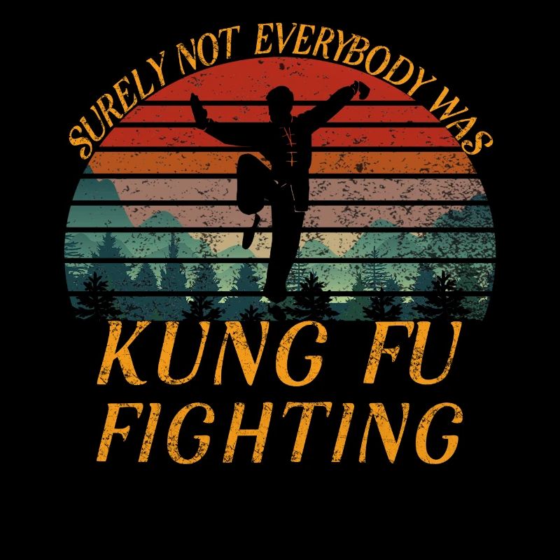Combat de kung-fu avec les vibrations de la nature