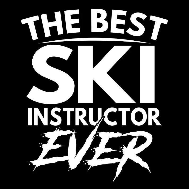 Skier Instructor Celebration The Best ski 