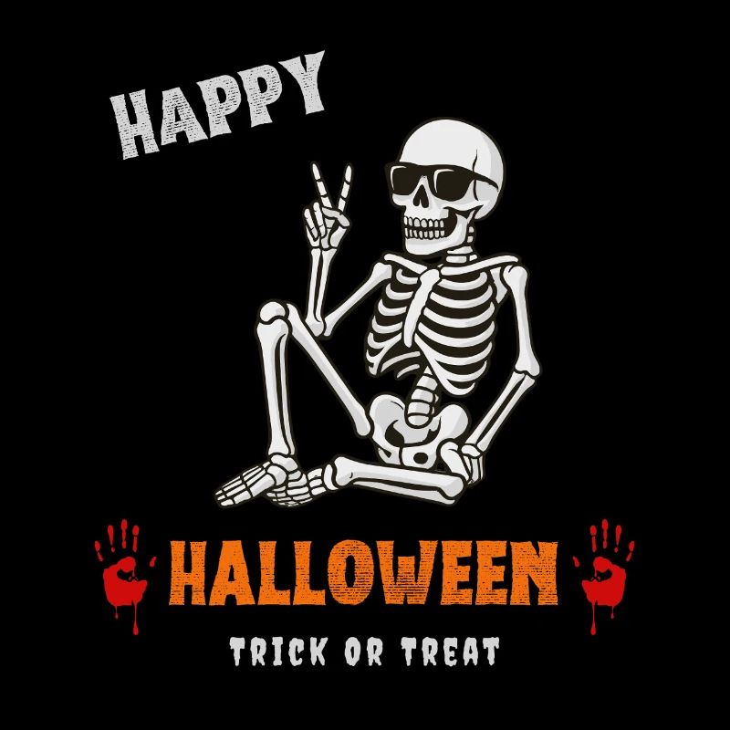 Odeur d’Halloween avec squelette